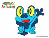 Froakie saludando