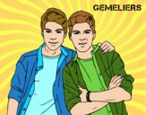 Dibujo Gemeliers pintado por queyla