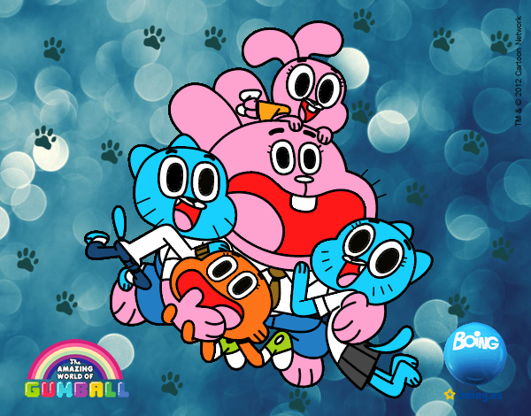 Gumball y amigos contentos