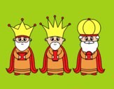 Dibujo Los 3 Reyes Magos pintado por DEMIAN4