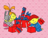 Los niños y los regalos