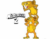 Madagascar 2 Manson y Phil