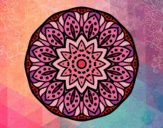 Dibujo Mandala naturaleza pintado por nathzapp