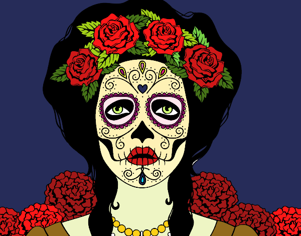 Mujer calavera mejicana