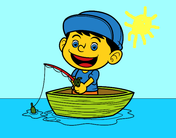 Niño pescando