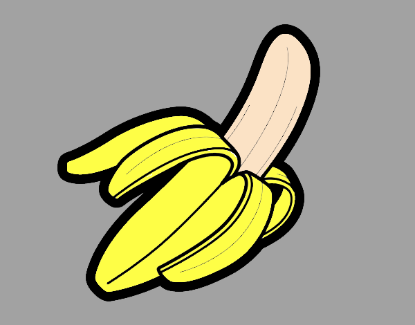 Dibujo Plátano pintado por Gonmar