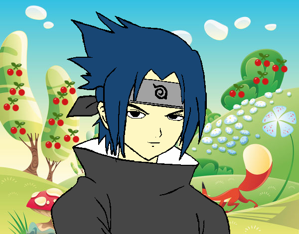 Sasuke enfadado