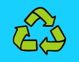 Dibujo Símbolo del reciclaje pintado por MILEYRENI