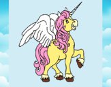 Unicornio con alas