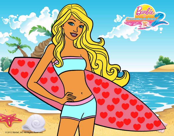 BARBIE EN LA PLAYA!!!!!