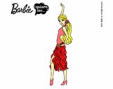 Dibujo Barbie flamenca pintado por Claudette