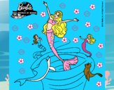 Barbie sirena contenta