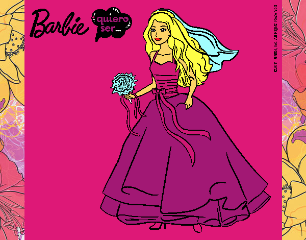 Barbie vestida de novia