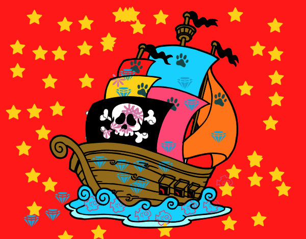 Barco de piratas