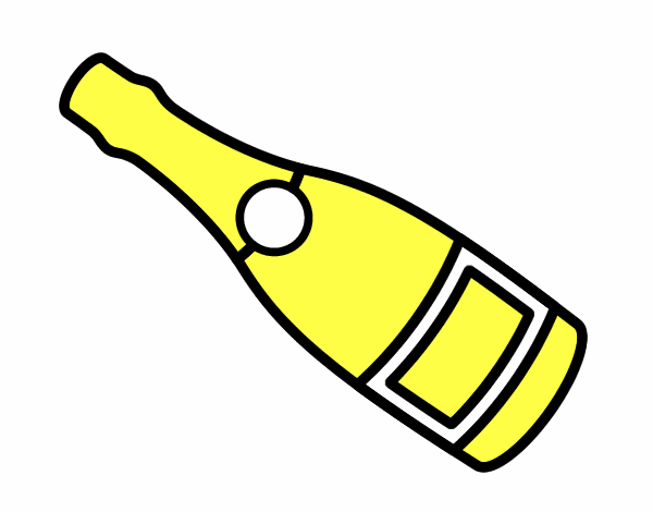 Botella de champagne