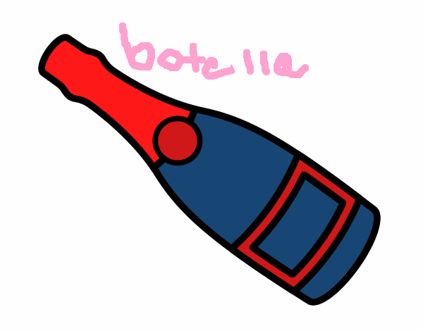 Botella de champagne