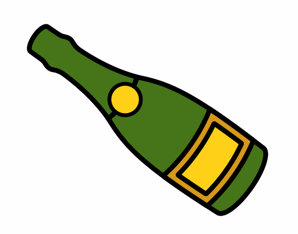 Botella de champagne