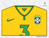 Dibujo Camiseta del mundial de fútbol 2014 de Brasil pintado por AngelesMon