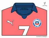 Camiseta del mundial de fútbol 2014 de Chile