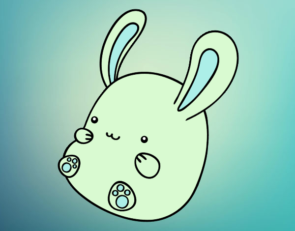 Dibujo Conejo bebé pintado por adriana_12