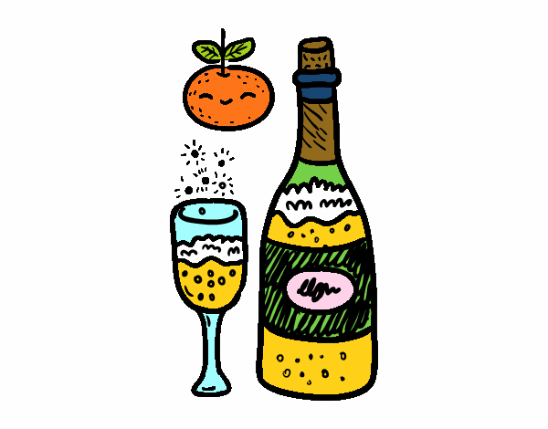 Copa de cava de Fin de Año