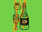 Copa de cava de Fin de Año