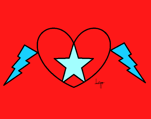 Corazón estrella