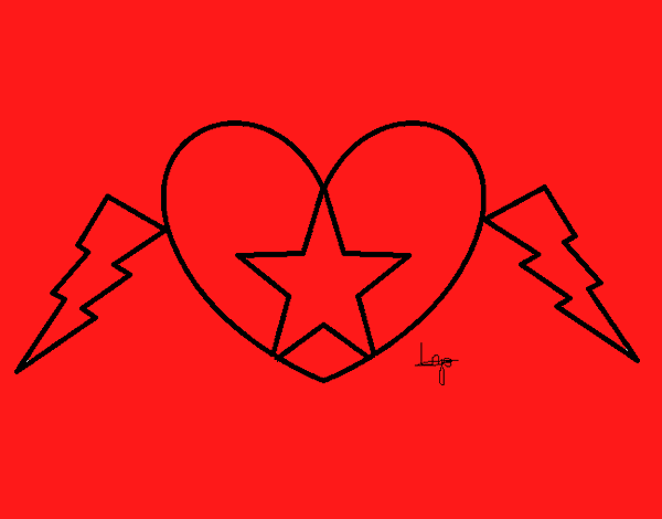 Corazón estrella