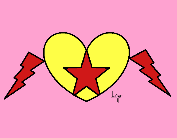 Corazón estrella