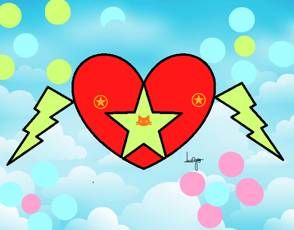 Corazón estrella