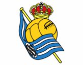 Dibujo Escudo de la Real Sociedad de Fútbol pintado por LucasArter