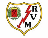 Dibujo Escudo del Rayo Vallecano de Madrid pintado por LucasArter