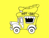 Food truck de perritos calientes