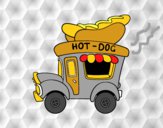 Dibujo Food truck de perritos calientes pintado por SelPuki