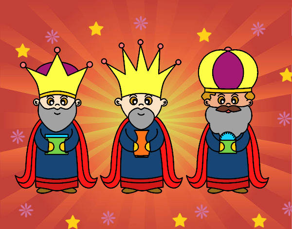 los tres reies magos buelben de belen