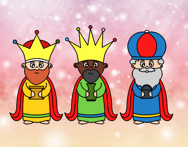 Dibujo Los 3 Reyes Magos pintado por sergiomarc