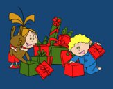 Los niños y los regalos