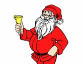 Papá Noel con campana