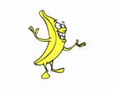 Dibujo Señor plátano pintado por elimanya