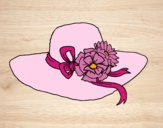 Dibujo Sombrero con flores pintado por LunaLunita