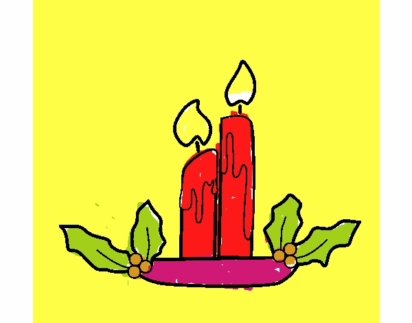 Velas de navidad