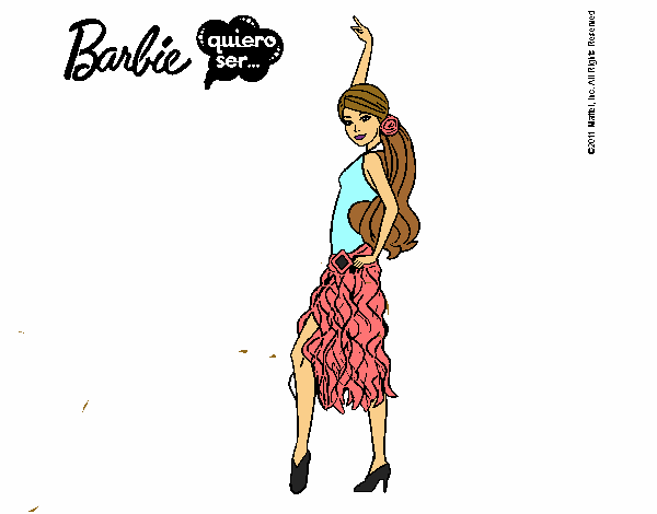 Barbie flamenca