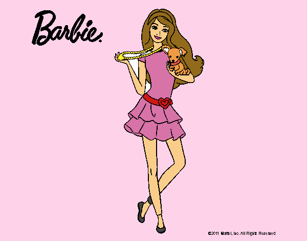 Barbie y su mascota