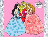 Barbie y sus amigas princesas