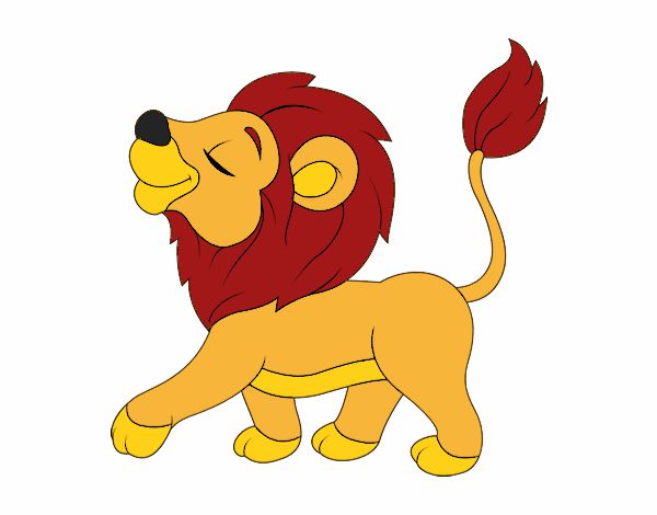 Dibujo Cachorro de león pintado por Valepxndx