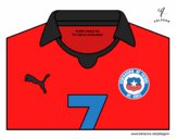 Camiseta del mundial de fútbol 2014 de Chile