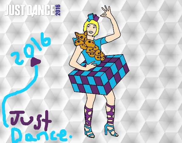 Dibujo Chica Just Dance pintado por BFFLOVE