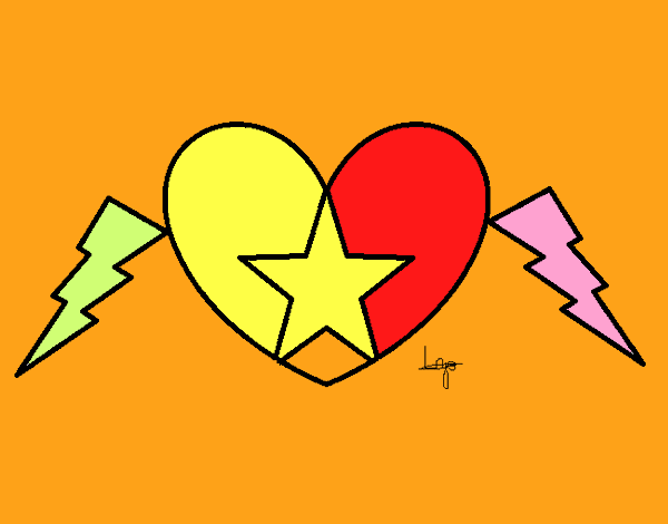 Corazón estrella