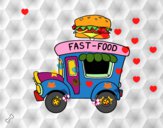 Food truck de hamburguesas