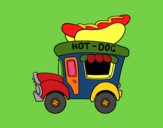 Food truck de perritos calientes